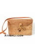 Ata rectangle bag with ribbon clip and lining